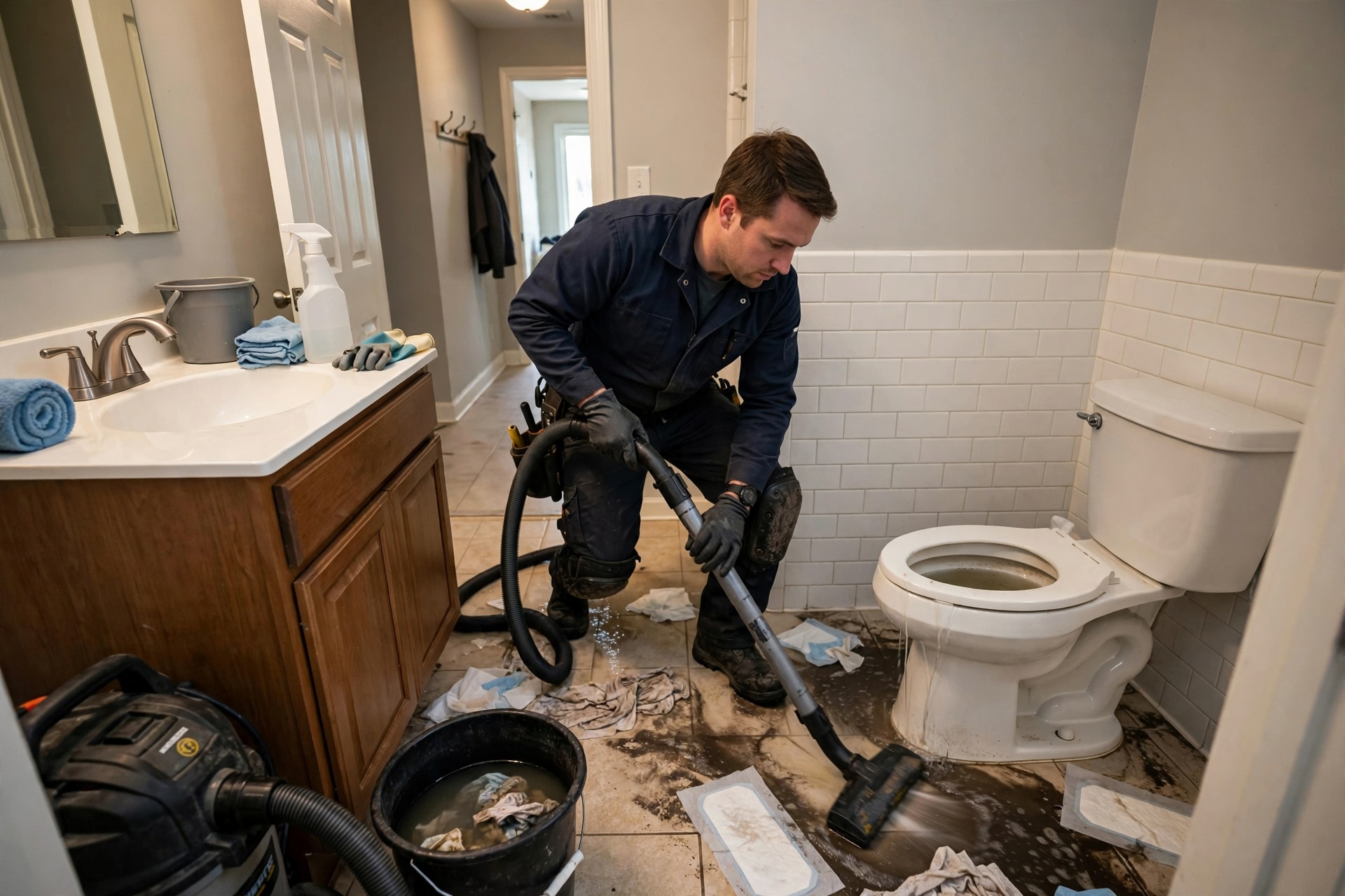 Toilet Overflow Cleanup in Waldorf, MD